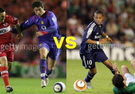 c.roanldo vs robinho